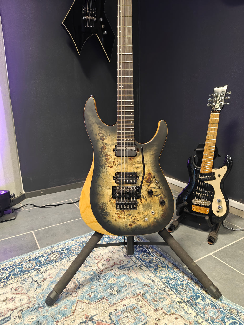 Schecter Reaper 6 FRS Charcoal Burst