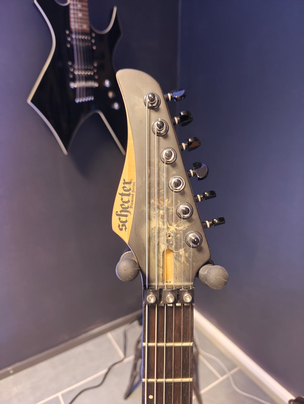 Schecter Reaper 6 FRS Charcoal Burst