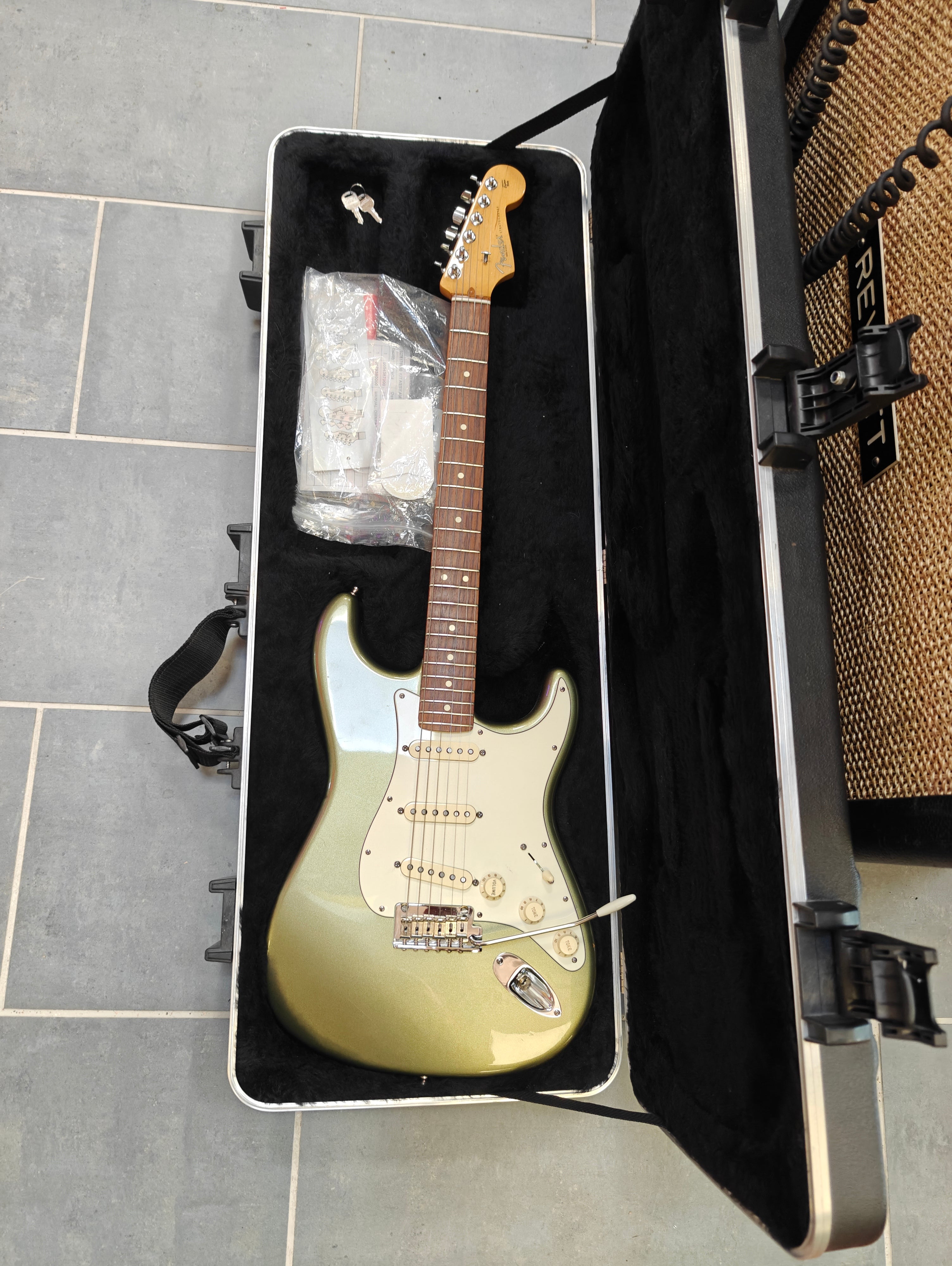 Fender American Standard Stratocaster 2012 Jade Pearl Metallic