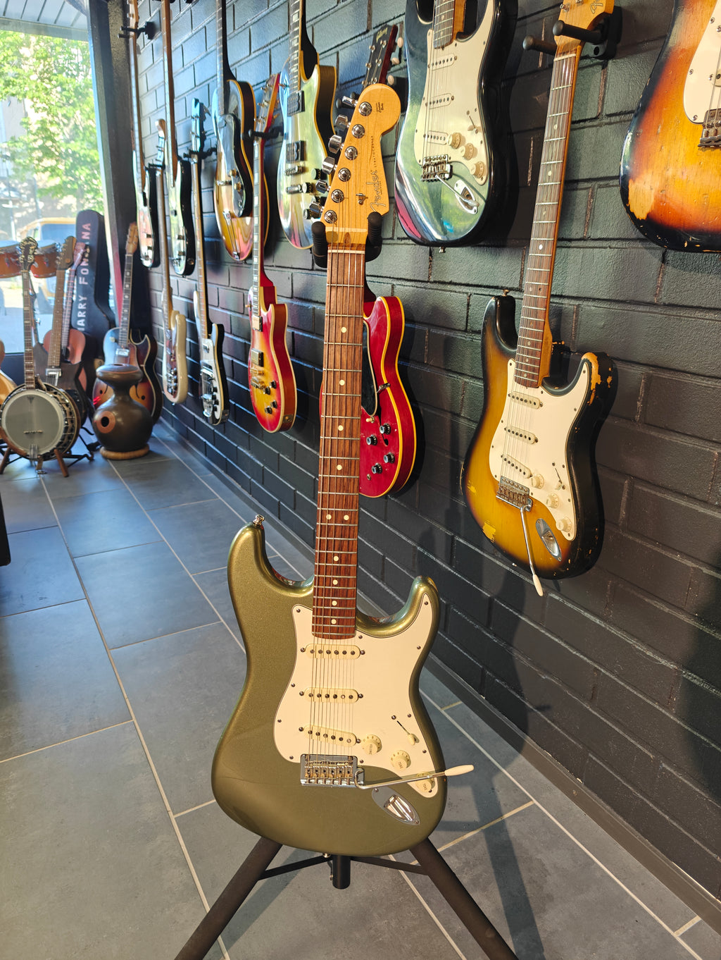 Fender American Standard Stratocaster 2012 Jade Pearl Metallic