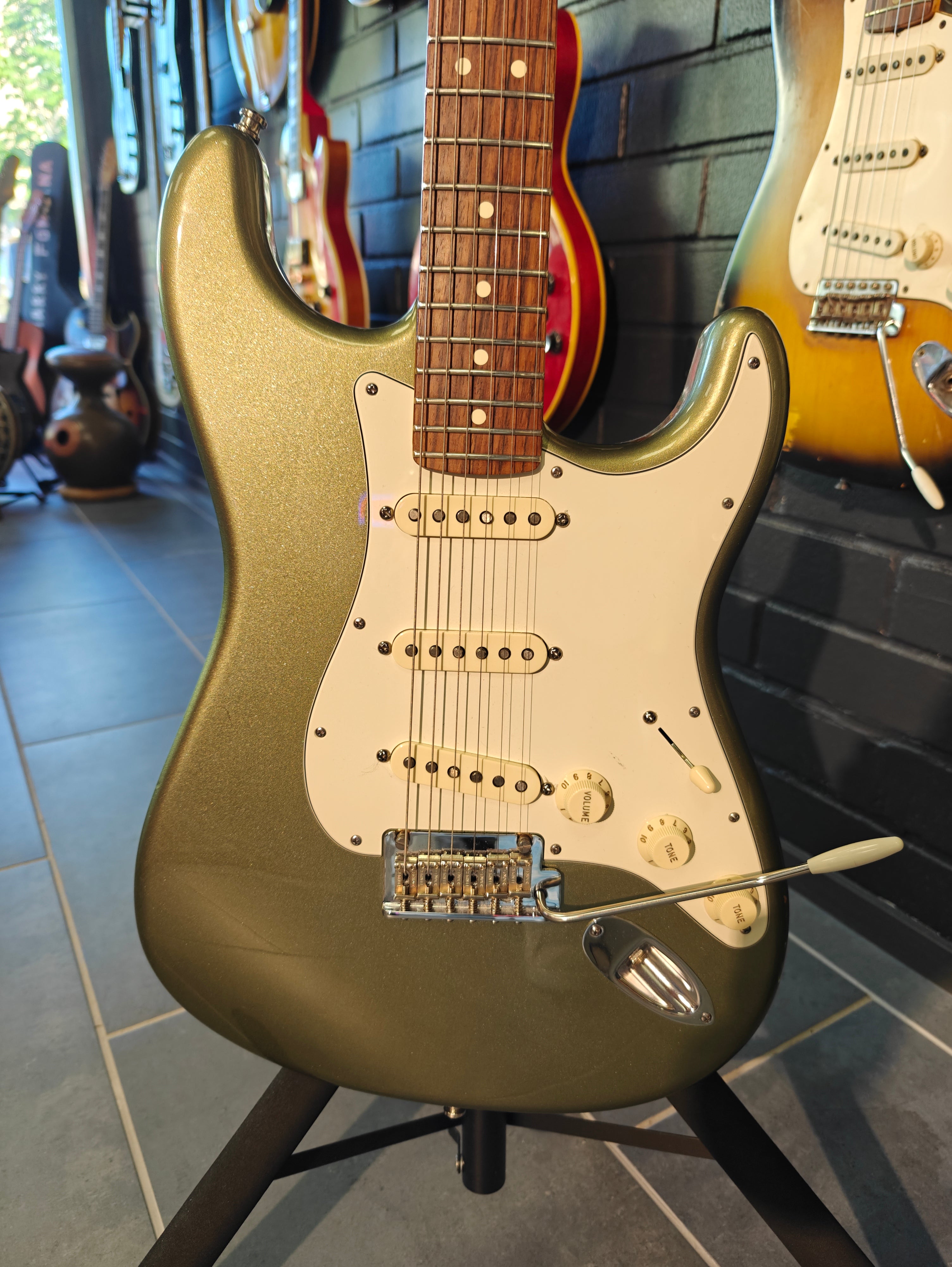 Fender American Standard Stratocaster 2012 Jade Pearl Metallic