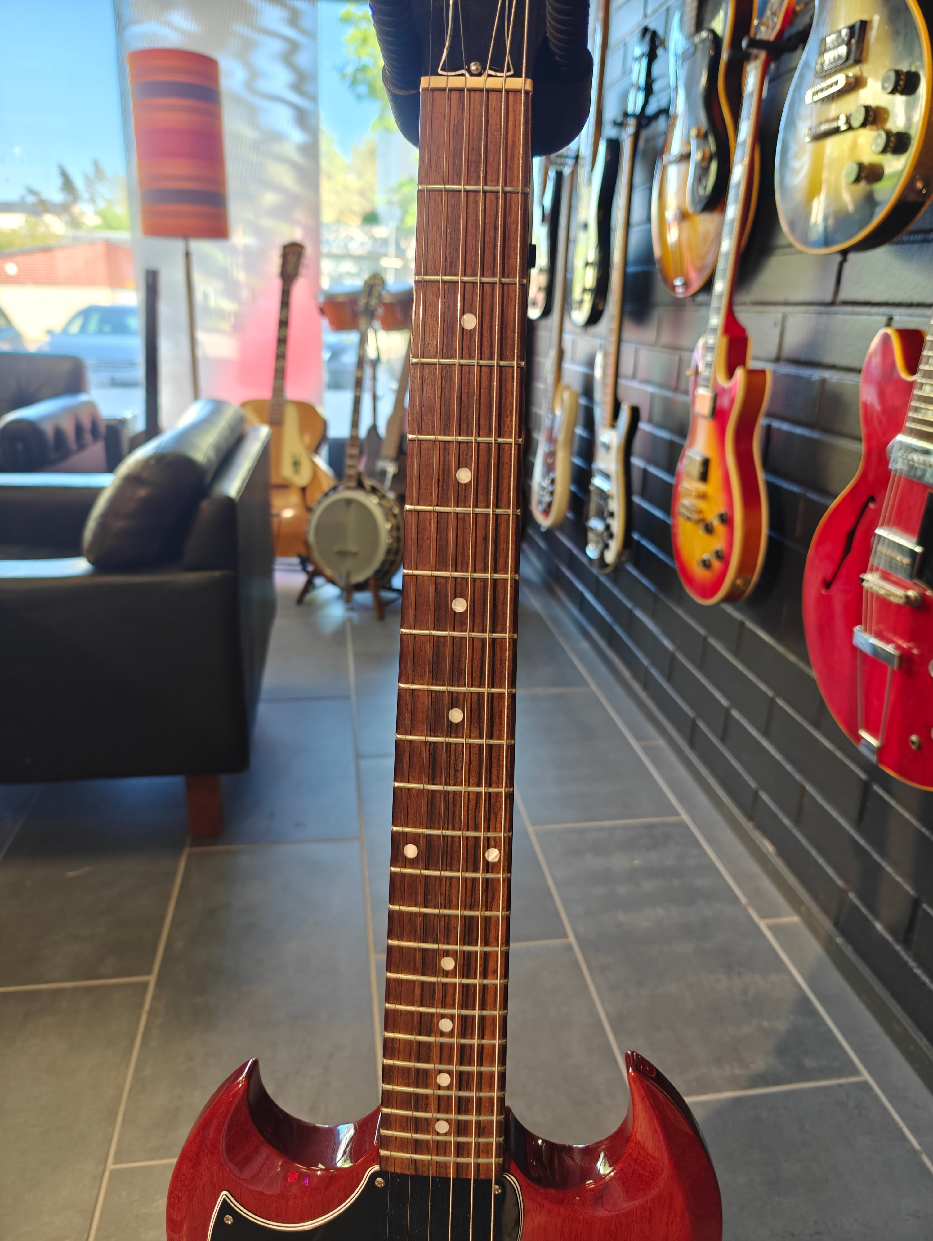 Gibson SG Junior Heritage Cherry 2021 Lefty w/ Tyson P90 Pickup