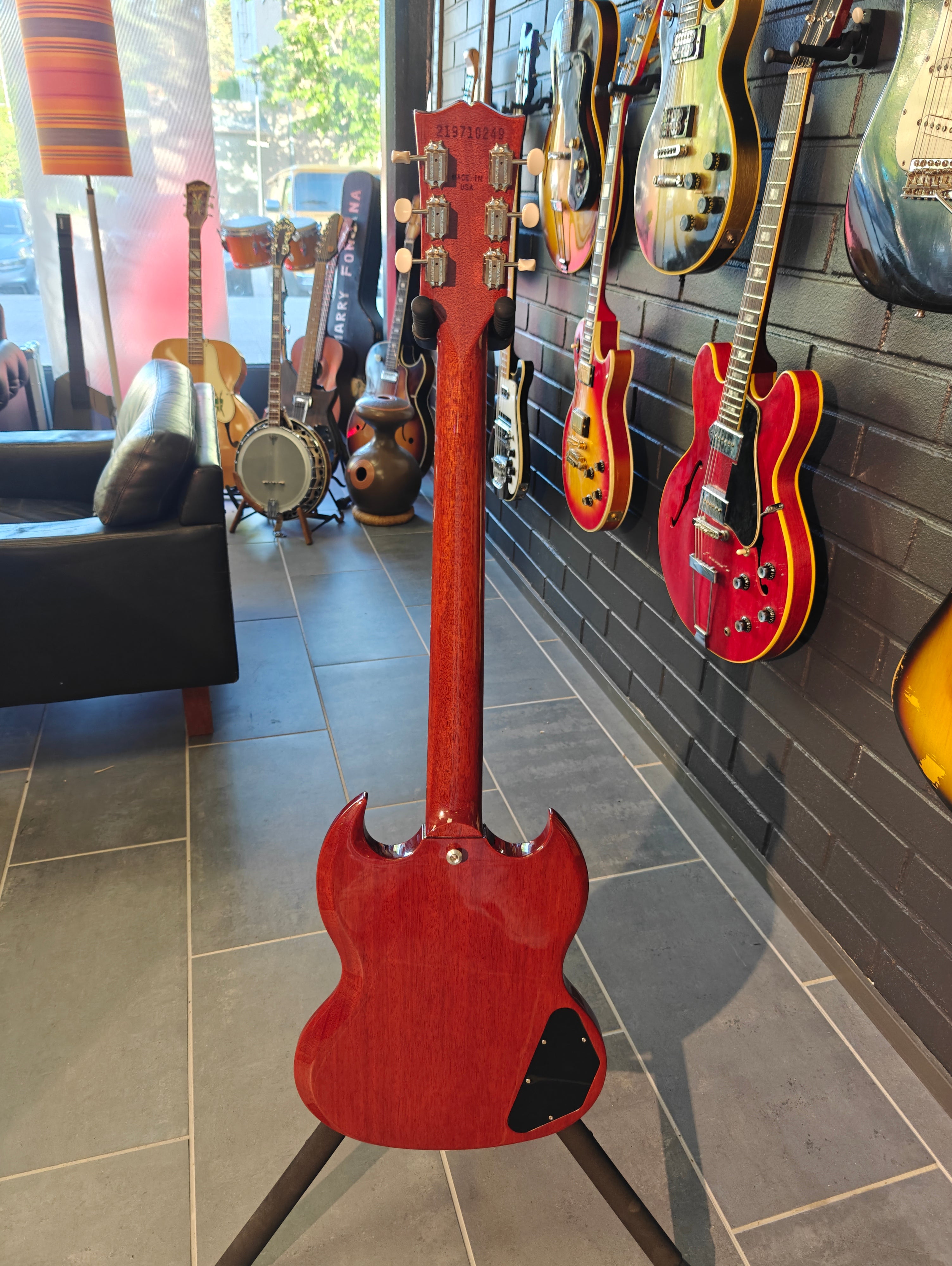 Gibson SG Junior Heritage Cherry 2021 Lefty w/ Tyson P90 Pickup