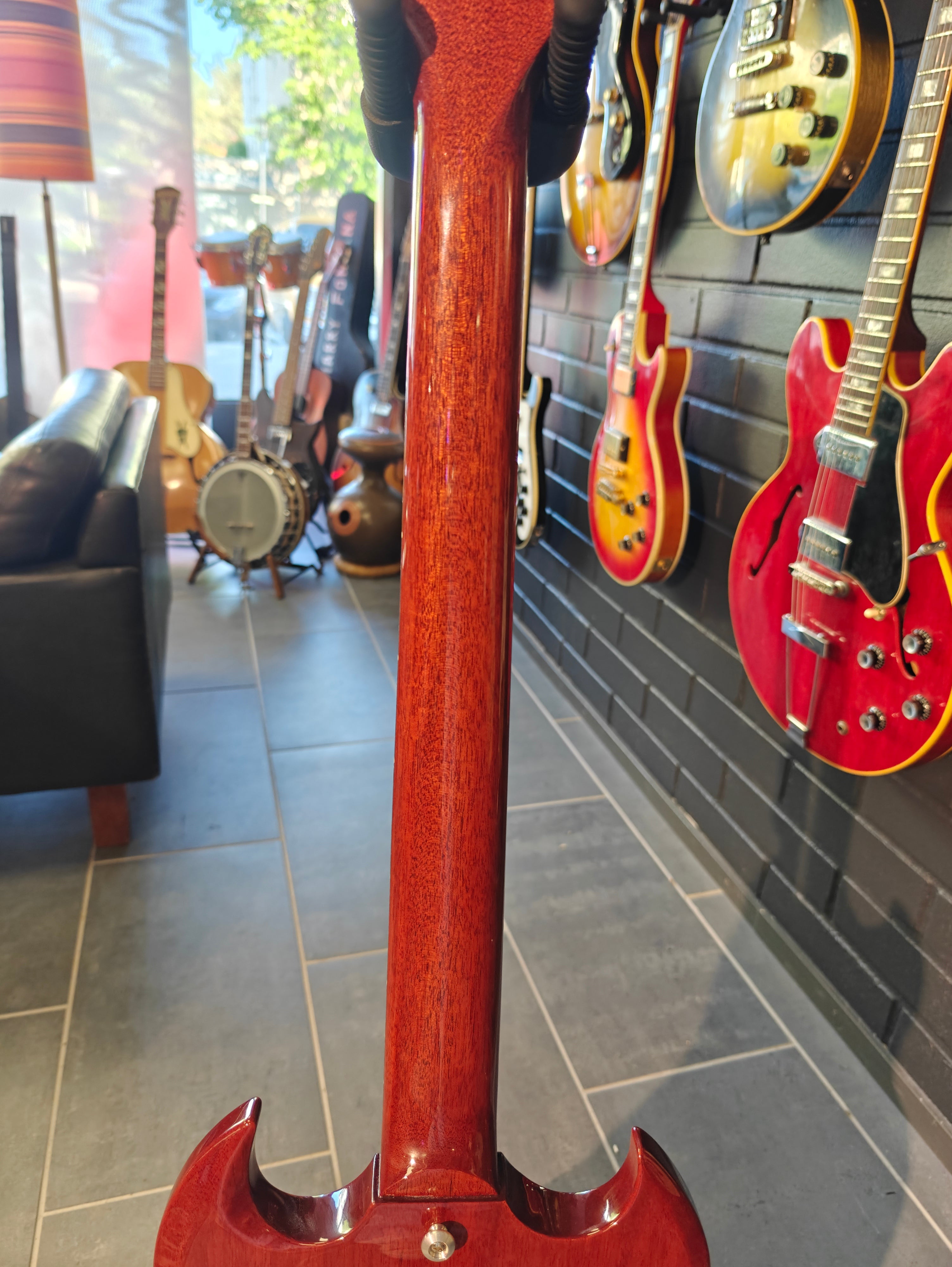 Gibson SG Junior Heritage Cherry 2021 Lefty w/ Tyson P90 Pickup