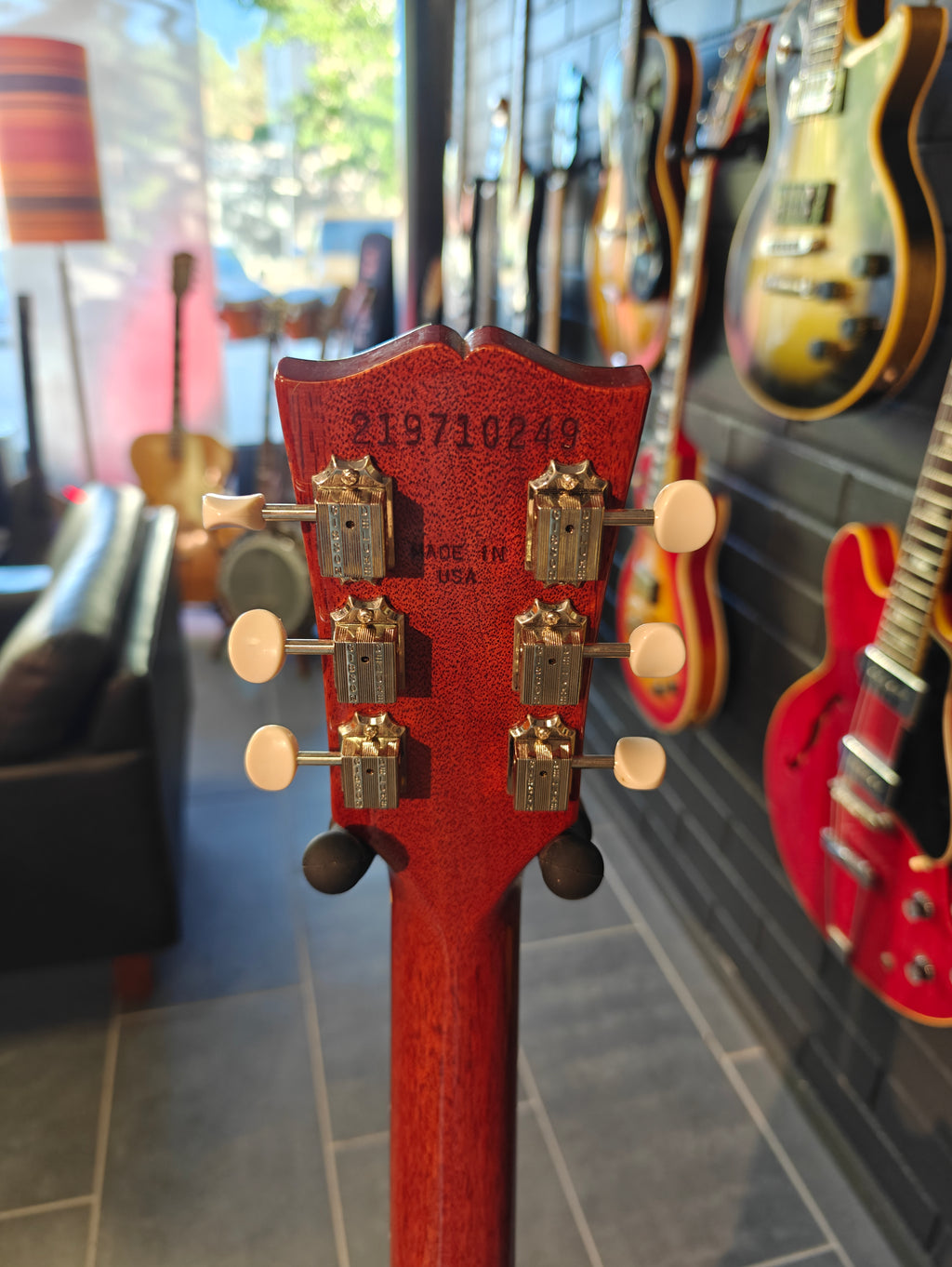 Gibson SG Junior Heritage Cherry 2021 Lefty w/ Tyson P90 Pickup