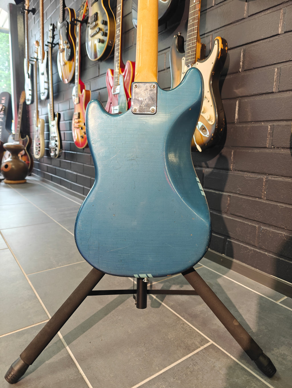 Fender Mustang Competition Burgundy (Blue)5480 1973 s:n 390461