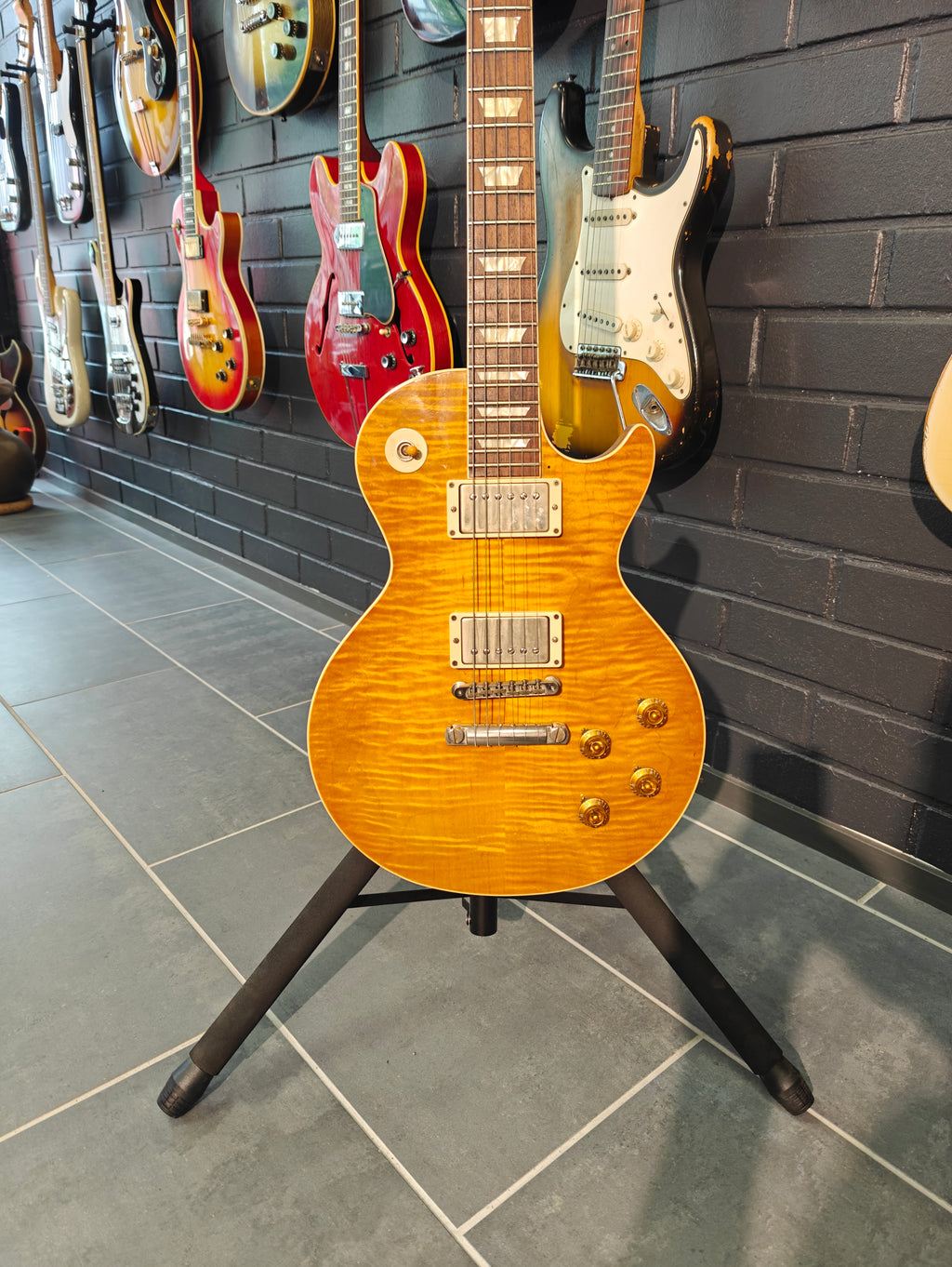 Gibson Custom Shop Les Paul 1959 Reissue R9 Dirty Lemon 2016 w/ Virgil Arlo 1959 Vintage Pickups