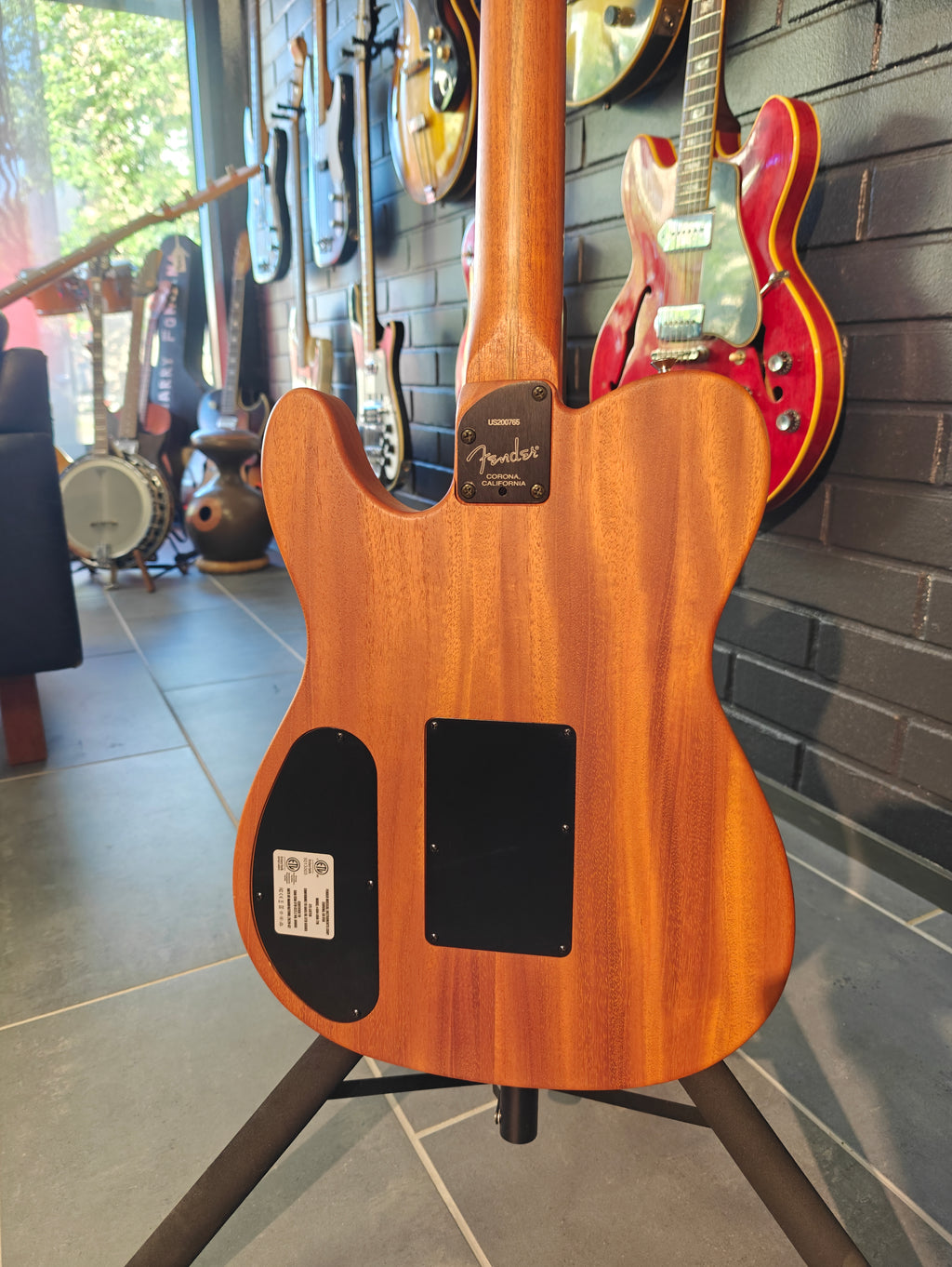 Fender American Acoustasonic Telecaster Translucent Surf Green