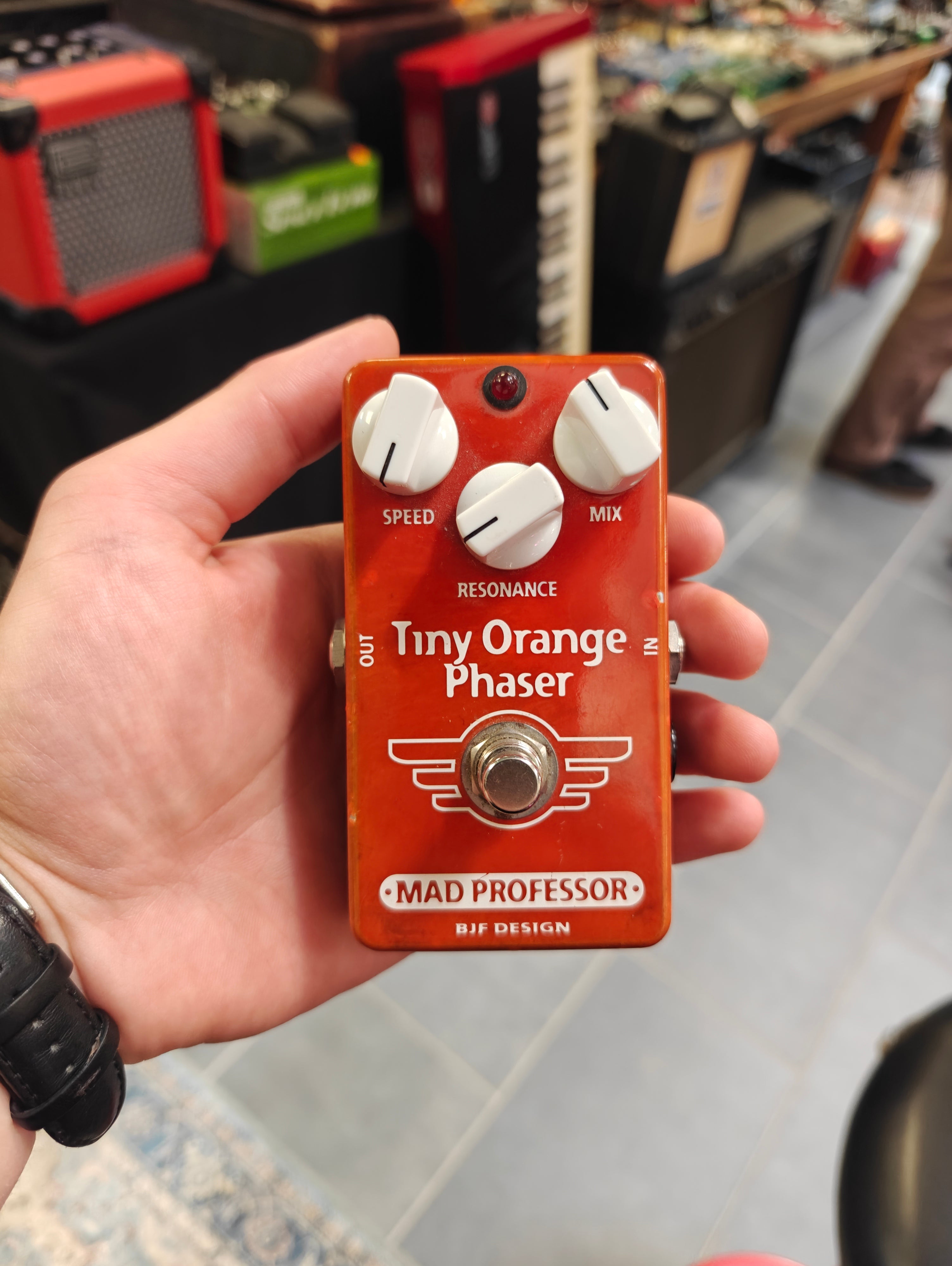 Mad Professor Tiny Orange Phaser Early Handwired