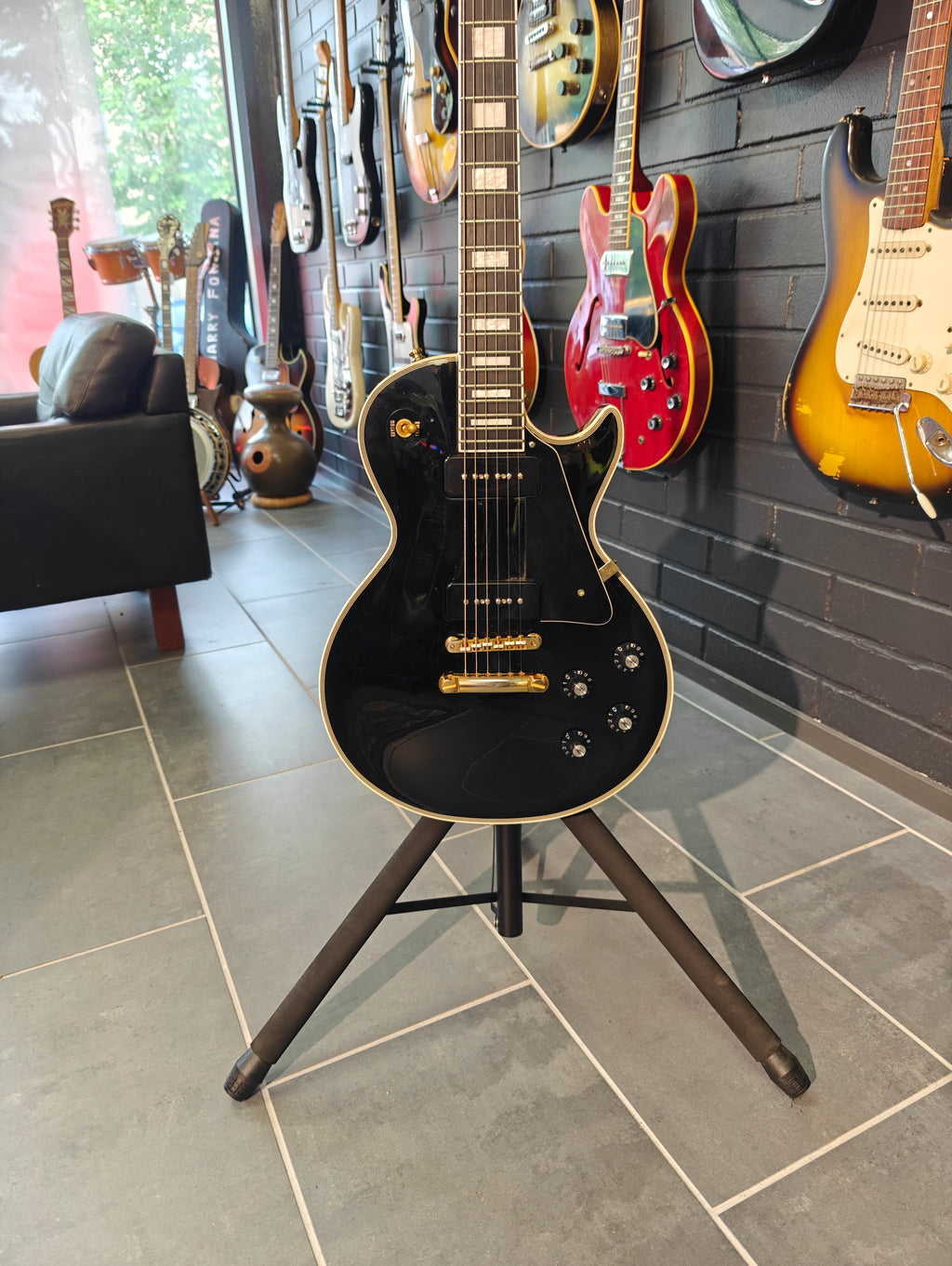 Edwards LP-CTM P Ebony Made in Japan
