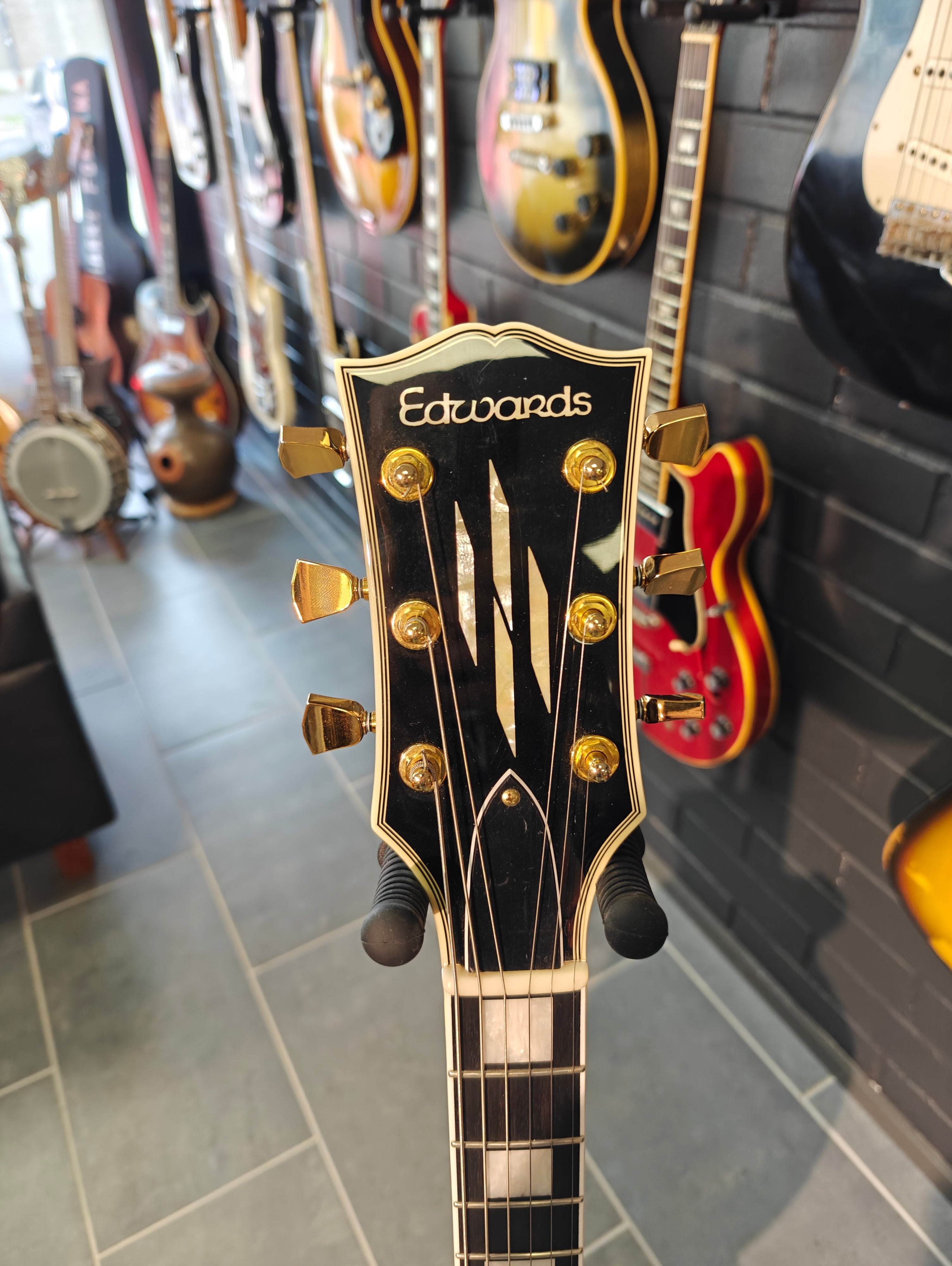 Edwards LP-CTM P Ebony Made in Japan