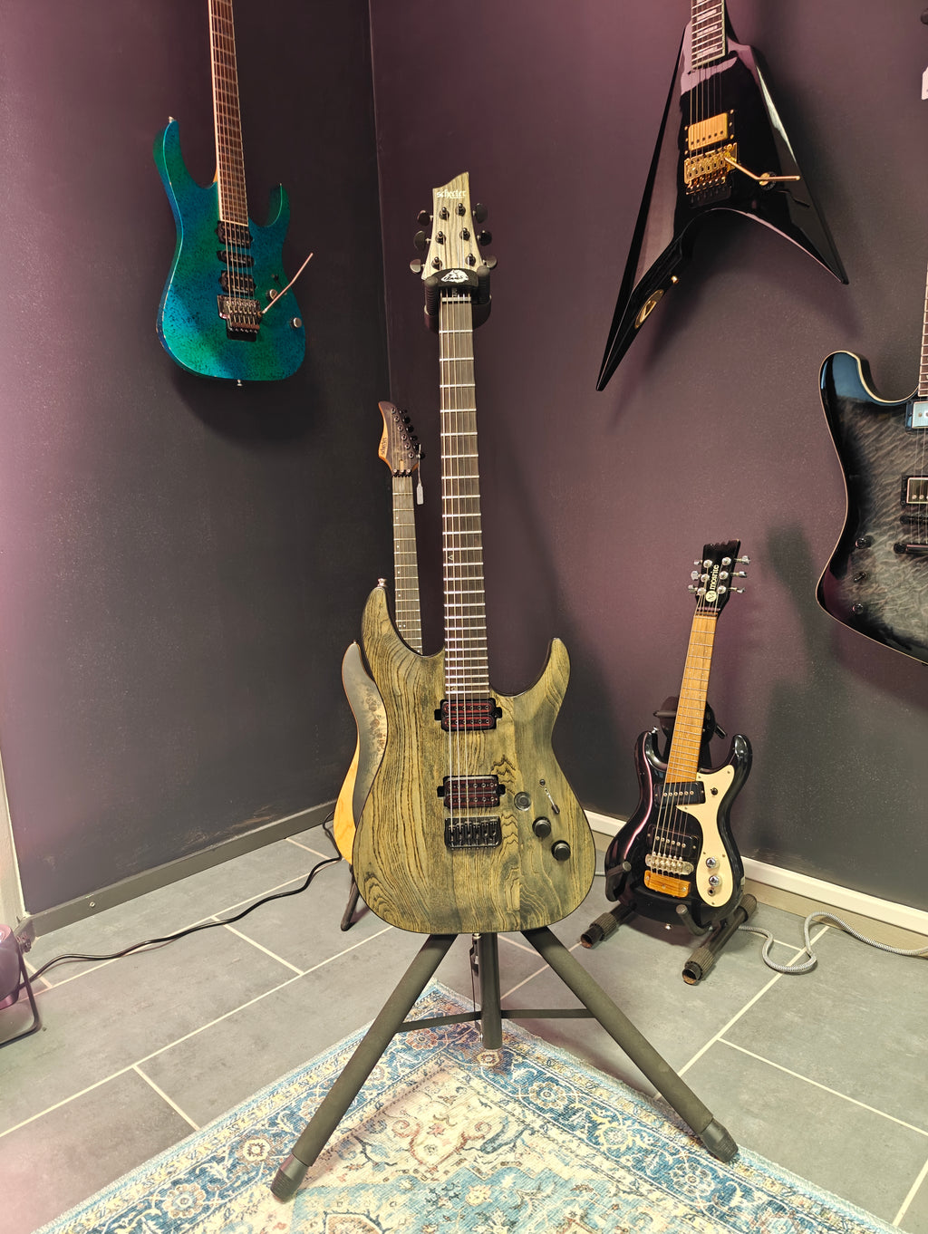 Schecter C-1 Apocalypse Rusty Gray