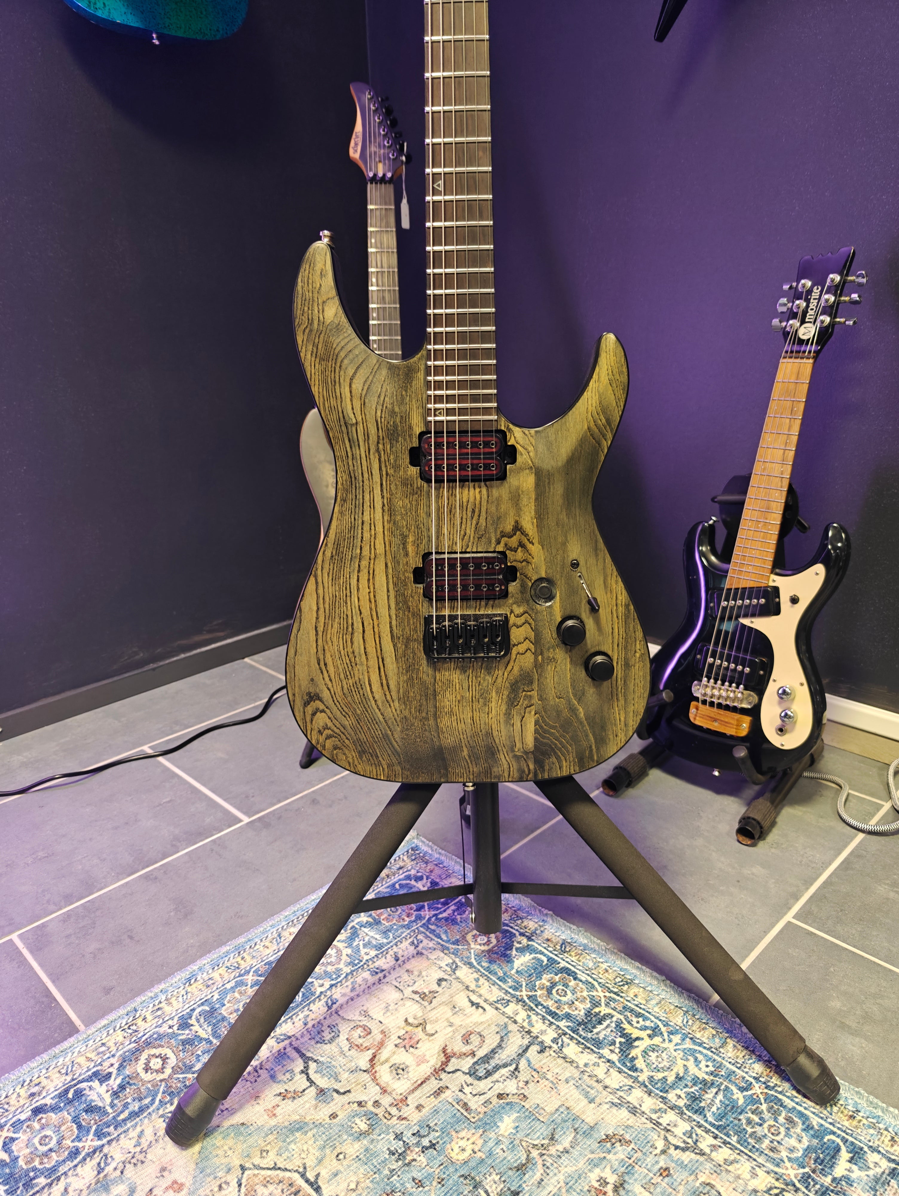 Schecter C-1 Apocalypse Rusty Gray