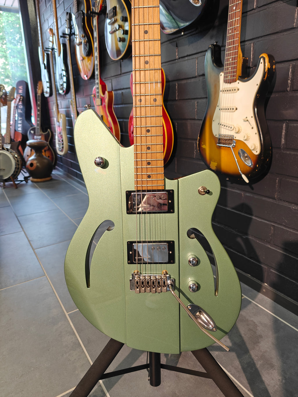 Reverend Airsonic W Metallic Alpine