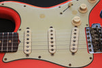 1962 Fender Stratocaster Refinished Fiesta Red (mt)