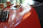 1962 Fender Stratocaster Refinished Fiesta Red (mt)
