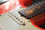 1962 Fender Stratocaster Refinished Fiesta Red (mt)
