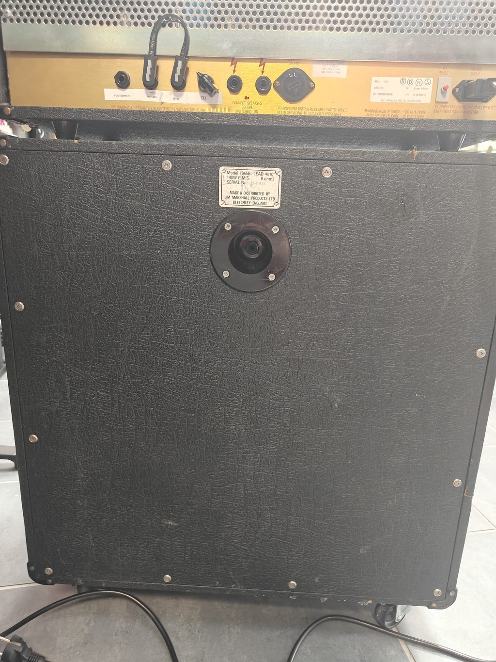 Marshall 1965B Lead 4x10”