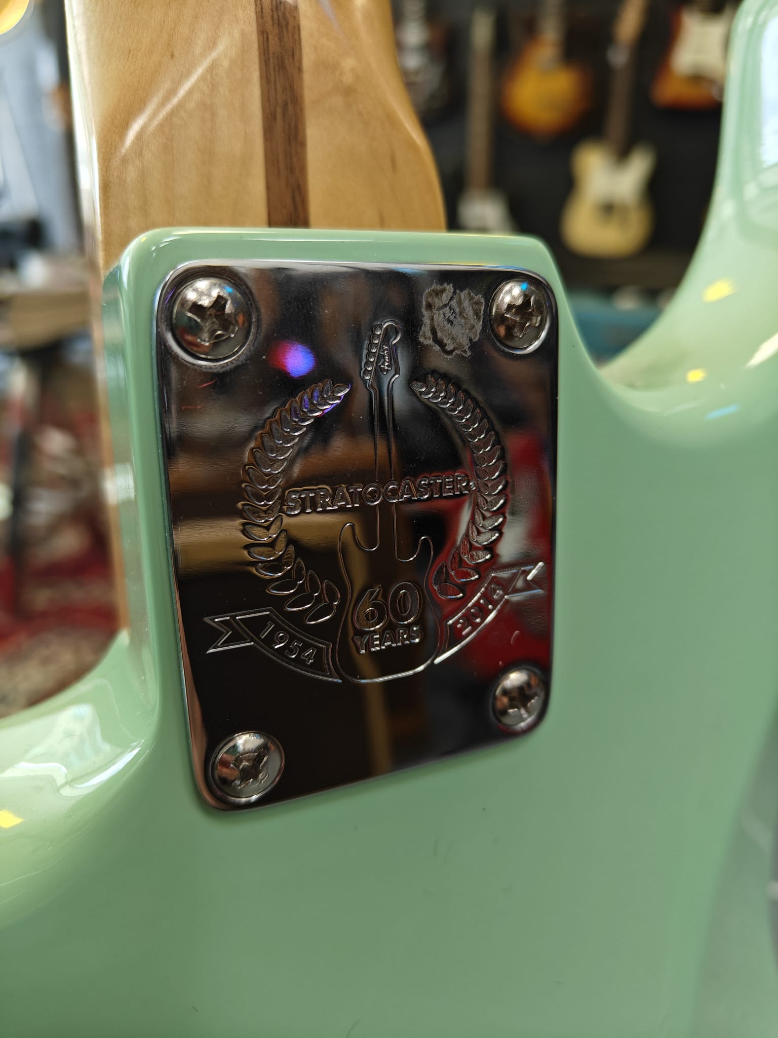 Fender American Special Stratocaster Surf Green 60th Anniversary 2014