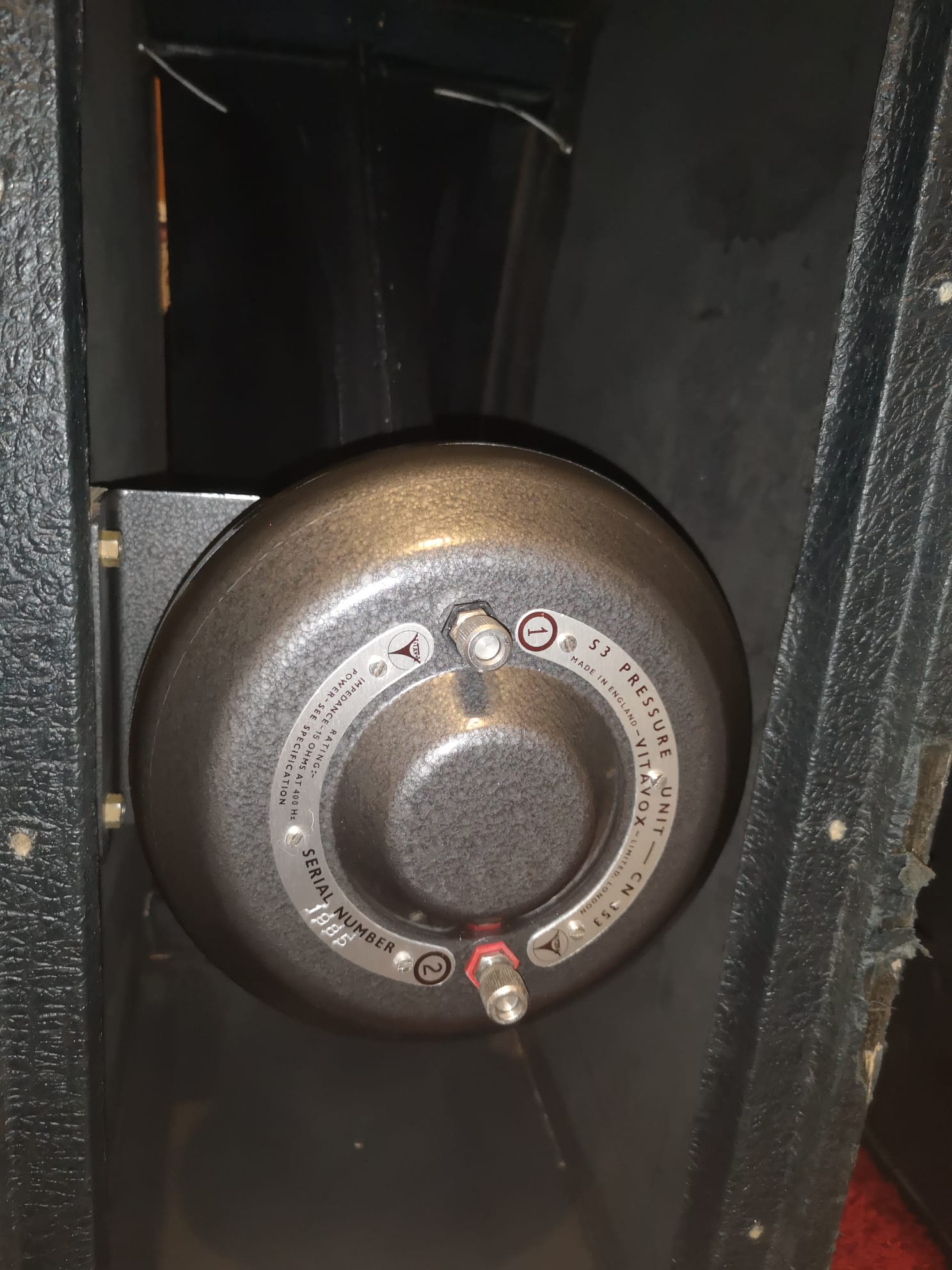 Marshall 2057 Single Flare Horn Units 1970s con Vitavox S3