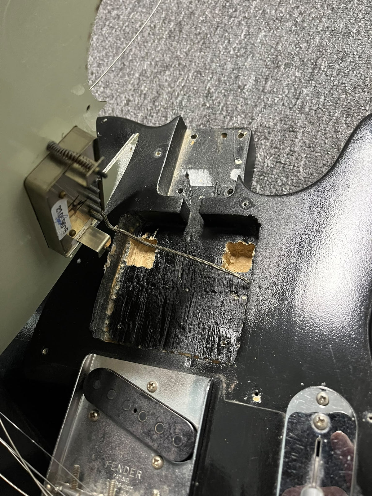 Fender Telecaster 1974 Black Refin