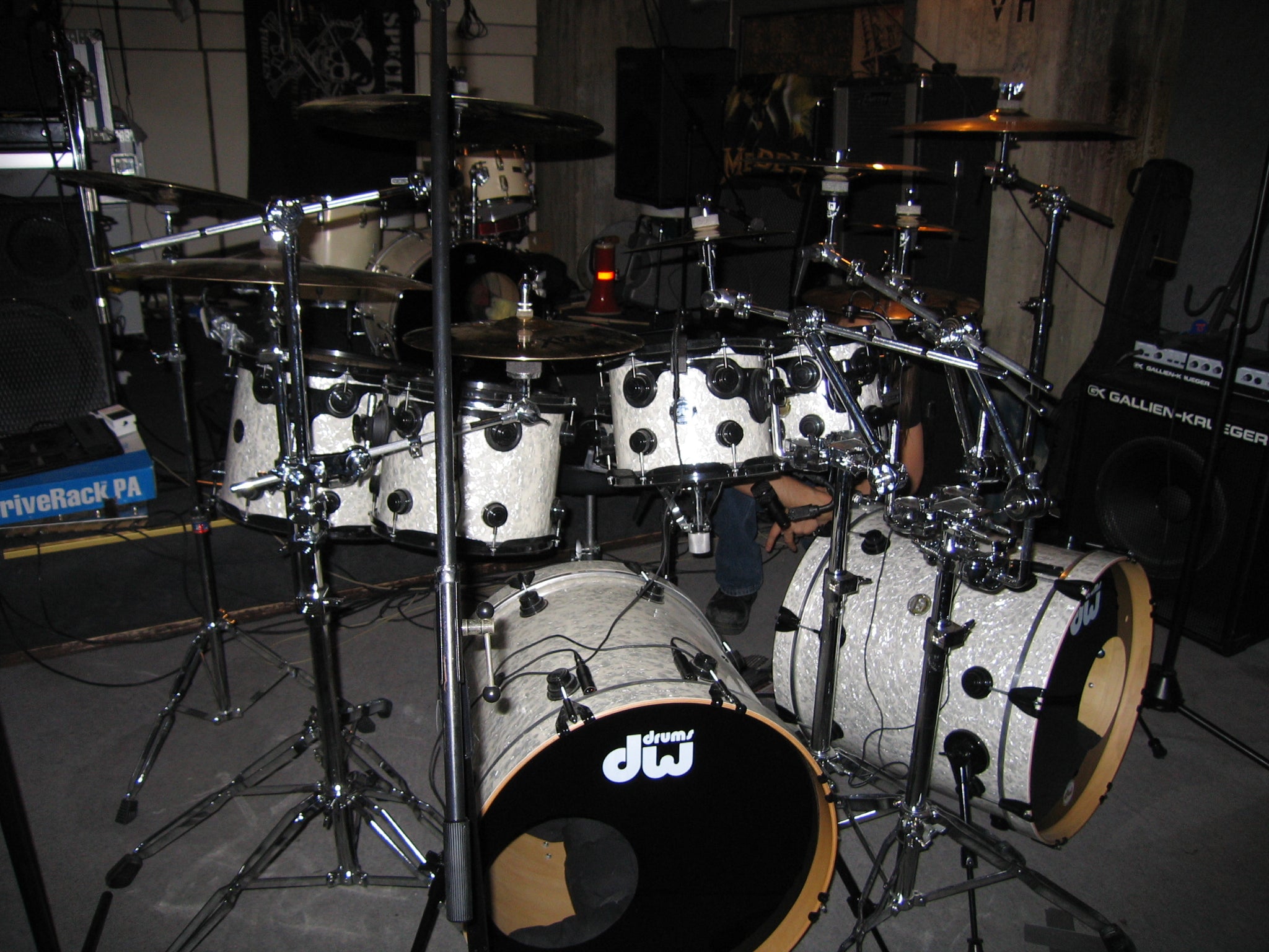DW Collector´s Finish Ply Ultra-White Marine with Black Rims Whole Set