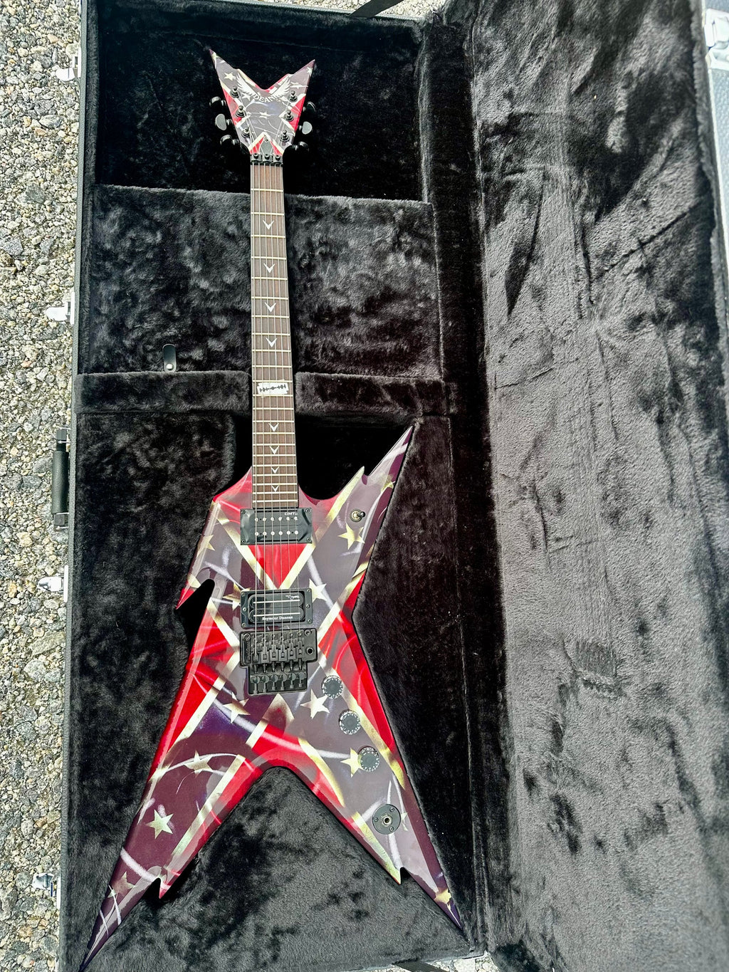 Dean Razorback Pink Dean Razorback Rebel – Tonefest Guitar Gallery