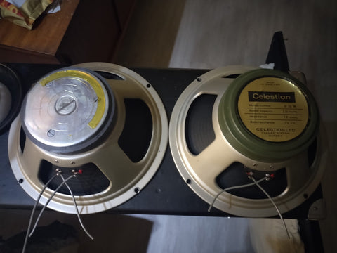 Celestion Greenback Speaker Pair 1967