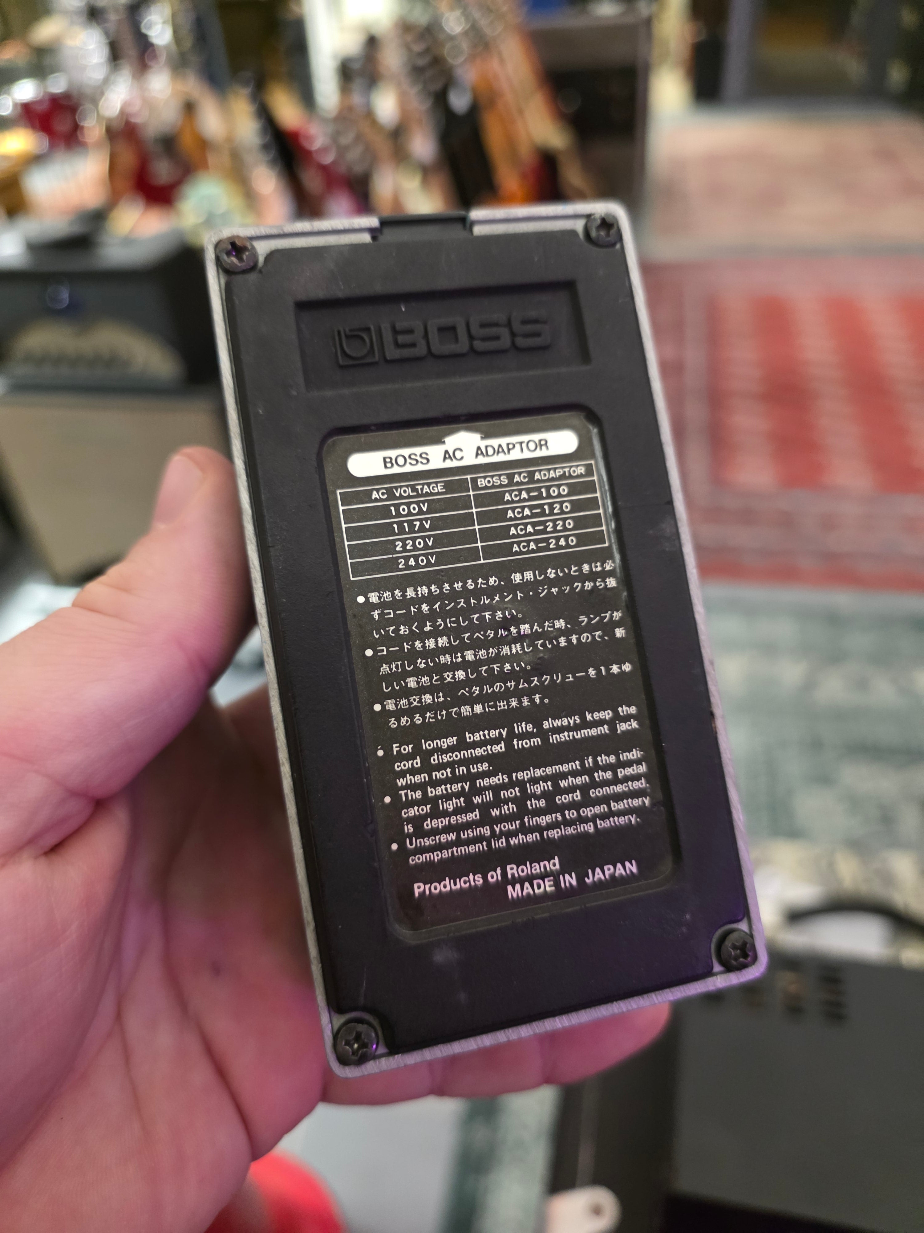 Boss Chorus CE-2 Made in Japan Black Label