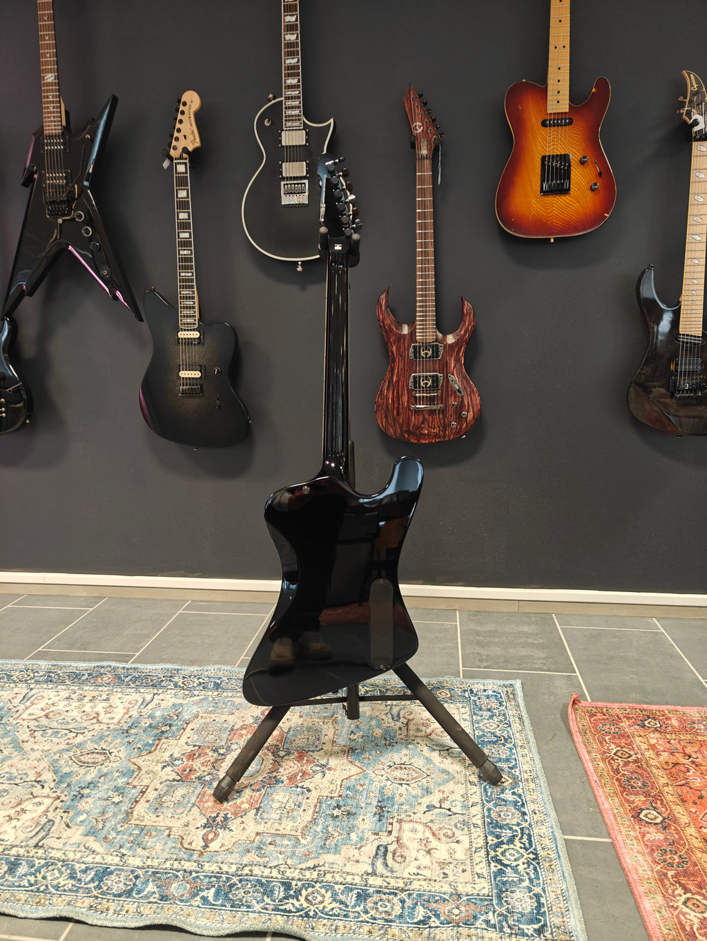 ESP LTD Phoenix-1000QM See Thru Black Sunburst Lefty
