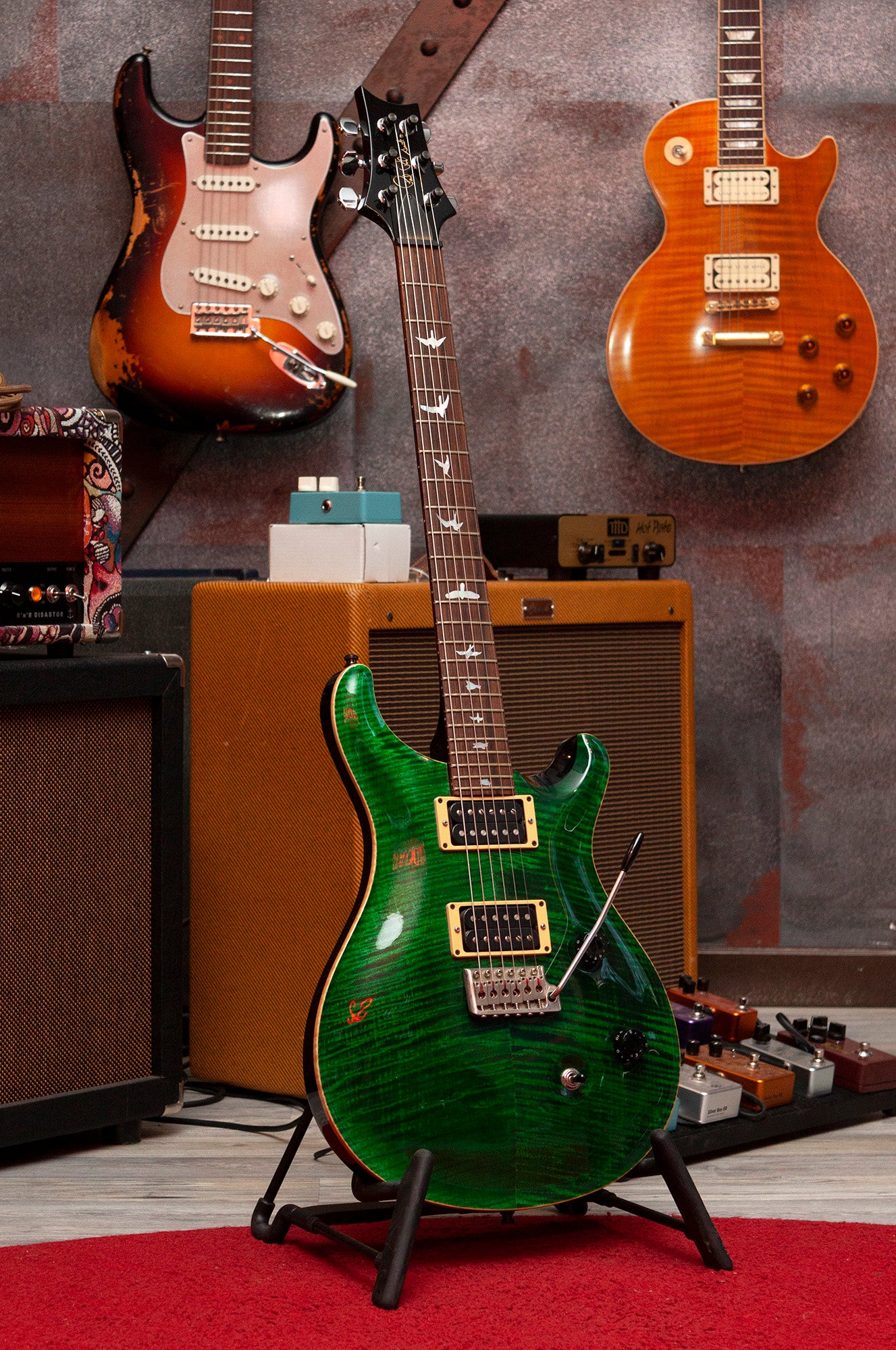 SOLD PRS Custom 24, 10-top, Emerald Green