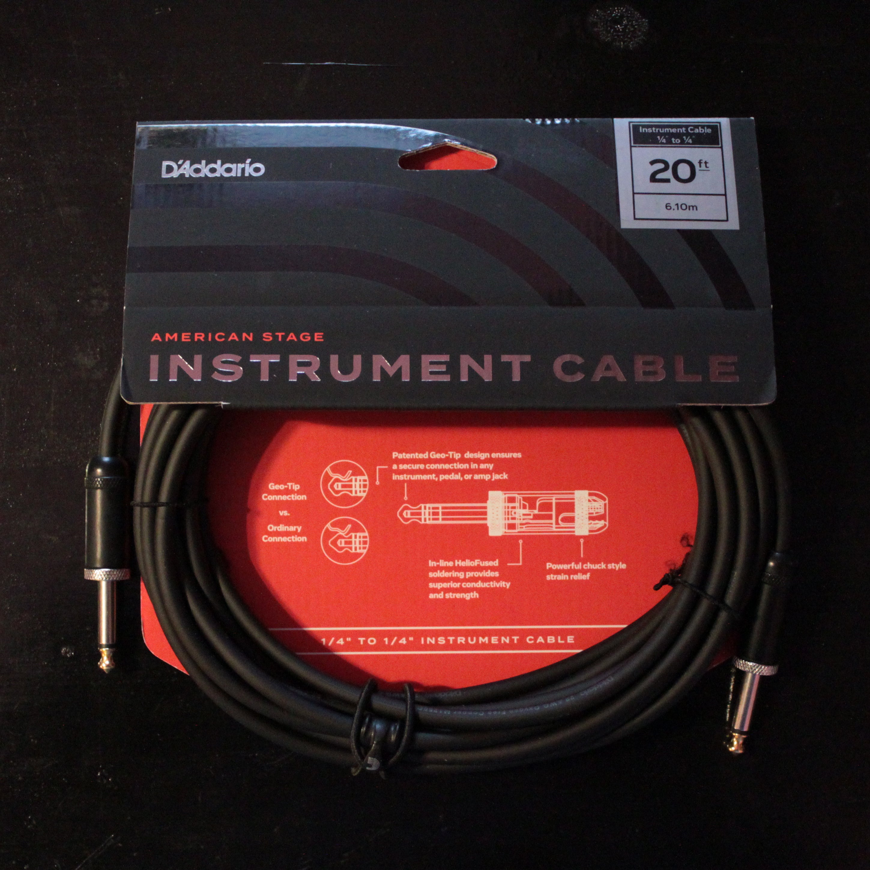 D'addario 6m instrument cable